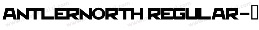 AntlerNorth Regular字体转换